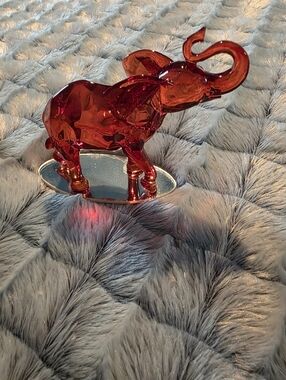 Crystal Elephant Figurine